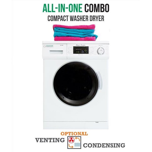 Equator AllinOne 13 lb. 1200 RPM Compact Combo Washer Dryer with